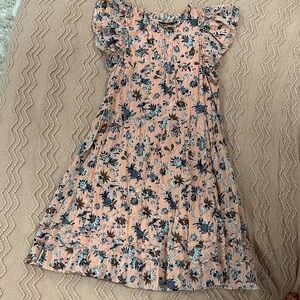 Vineyard Vines Peach Floral Dress- Like New- worn once